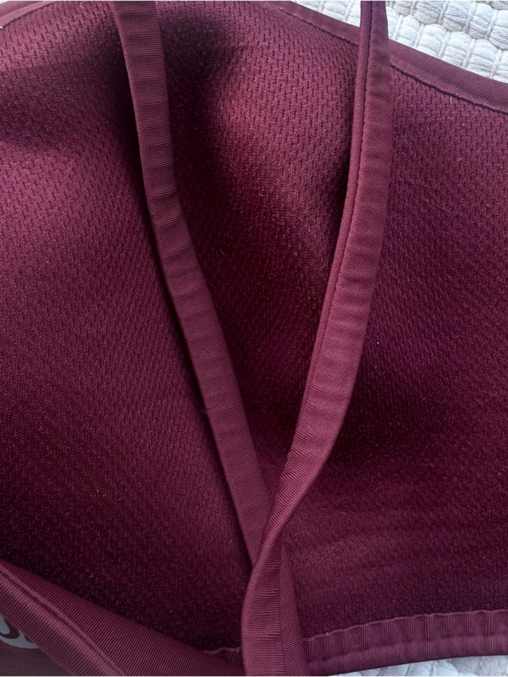 Lululemon Burgundy Sports Bra Bundle Sz 6 Strappy Light Support 2pc - Picture 12 of 14